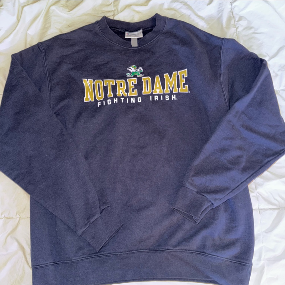 Navy Blue Notre Dame Crewneck